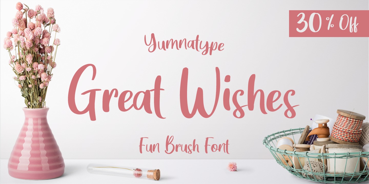 Пример шрифта Great Wishes Regular